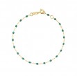 18k Yellow Gold Classic Gigi Emerald Bracelet 