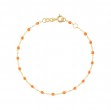 18k Yellow Gold Classic Gigi Orange Bracelet