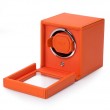 Wolf Orange Cub Single Watch Winder With Cover