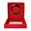 Wolf Red Cub Single Watch Winder With Cover