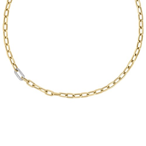 Diamond Link Chain Necklace