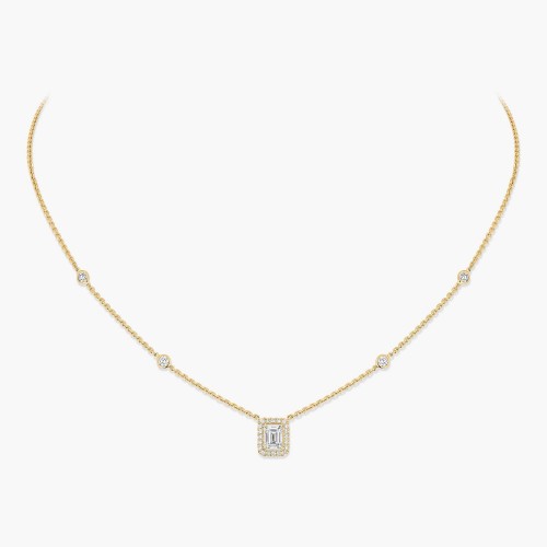 Joy Emerald-cut Diamond Necklace