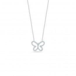 Roberto Coin Butterfly Pendant With Diamonds