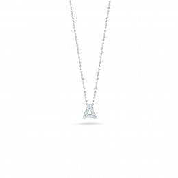 Roberto Coin Love Letter A Pendant With Diamonds