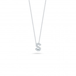Roberto Coin Love Letter S Pendant With Diamonds
