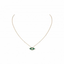 Lucky Eye Color Malachite Necklace