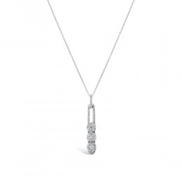 Hulchi Belluni 18k White Gold Tresore Pendant 