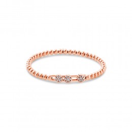 Hulchi Belluni 18k Rose Gold Tresore Bracelet
