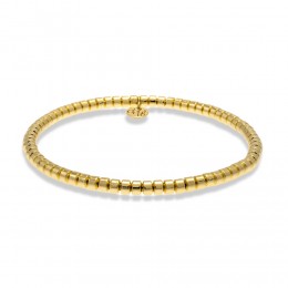 Hulchi Belluni 18k Yellow Gold Tresore Stretch Bracelet