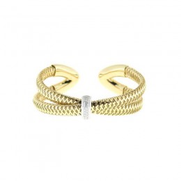 Roberto Coin 18k Yellow Gold Primavera Double Crossover Bracelet