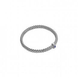 Fope 18k White Gold Flex’it Bracelet With Sapphires And Diamonds 