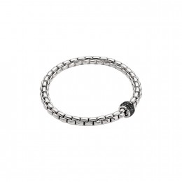 Fope Flexâ€™it Bracelet With Black Diamonds