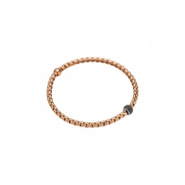 Fope Flex’it Bracelet With Black Diamonds