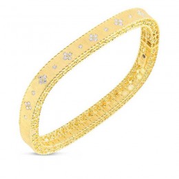 Princess Diamond Bangle With Diamonds
