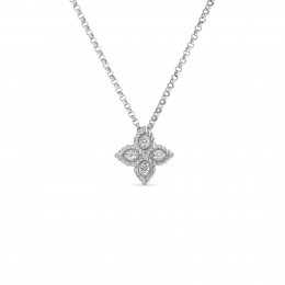 Roberto Coin 18Kt Gold Small Pendant With Diamonds