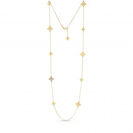Roberto Coin Station Necklace With Diamonds