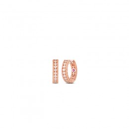 Roberto Coin 18Kt Gold Princess Earring With Diamonds