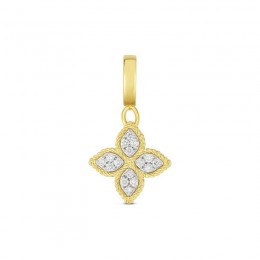 Roberto Coin 18K Gold & Diamond Princess Flower Charm