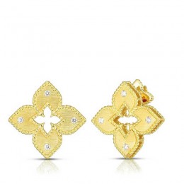 Roberto Coin Petite Venetian Princess Diamond Earrings