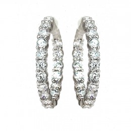 Louis Vuitton Diamond Stud Earrings - 18K White Gold Stud, Earrings -  LOU276584