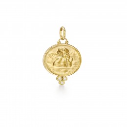 Temple St. Clair 18k Diamond Angel Pendant 