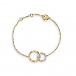 Marco Bicego 18k Yellow Gold & Diamond Link Bracelet