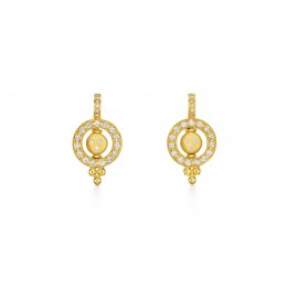Temple St. Clair 18k Diamond Orbit Earrings 