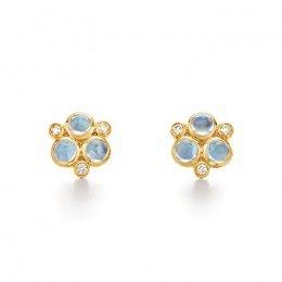 Temple St. Clair 18k Classic Trio Earrings 