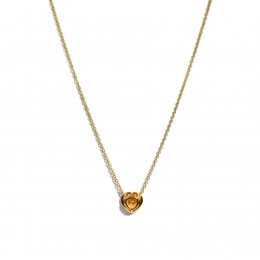 A & Furst Citrine Pendant Necklace 