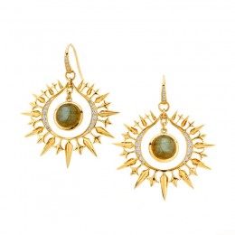 SYNA Labradorite Earrings