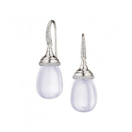 SYNA Mogul Drop Earrings With Diamond Trim