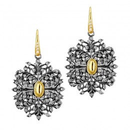 SYNA Mogul Gemstone And Diamond Earrings