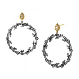 SYNA Mogul Twine Diamond Earrings