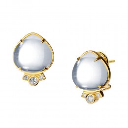 SYNA Mogul Flower Bud Diamond Earrings