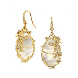 SYNA Jardin Vineyard Diamond Earrings