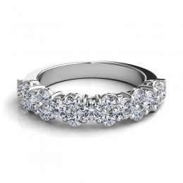 A Platinum Diamond Wedding Band