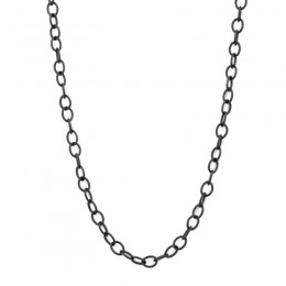 SYNA Oxidized Silver Link Chain