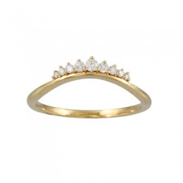 Doves 18k Yellow Gold Diamond Band 