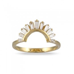 Doves 18k Yellow Gold Diamond Band