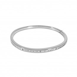 Matthias & Claire Dream Collection 18k White Gold I Love You Bracelet