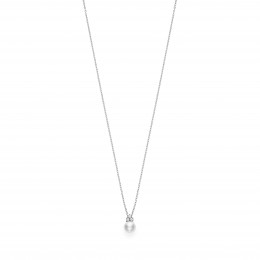 Mikimoto Akoya Pearl And Diamond Necklace 