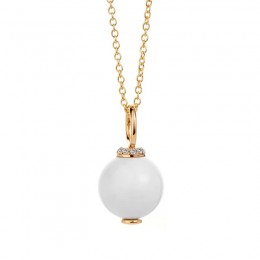 SYNA 18k Yellow Gold Mogul Bead Necklace 