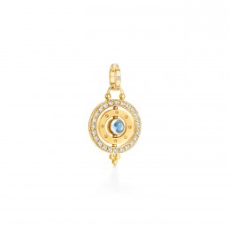 Temple St. Clair 18k Diamond Triple Orbit Pendant 