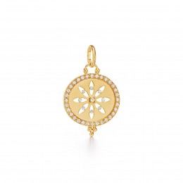 Temple St. Clair 18k Diamond Sorcerer Cutout Pendant 