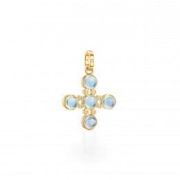Temple St. Clair 18k Small Cross Pendant