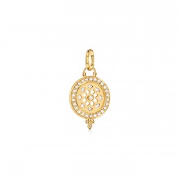 Temple St. Clair 18k Diamond Mandala Cutout Pendant 
