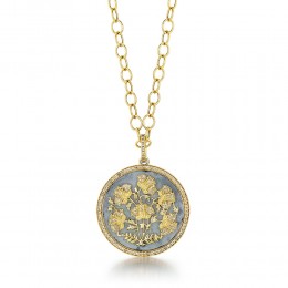 SYNA Jardin Diamond Flowers Pendant
