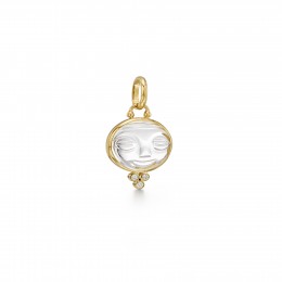 Temple St. Clair 18k Moonface Pendant 
