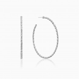 Platinum Born Large Limitless Hoop Earrings