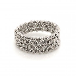 Platinum Born Seven Row Limitless Ring